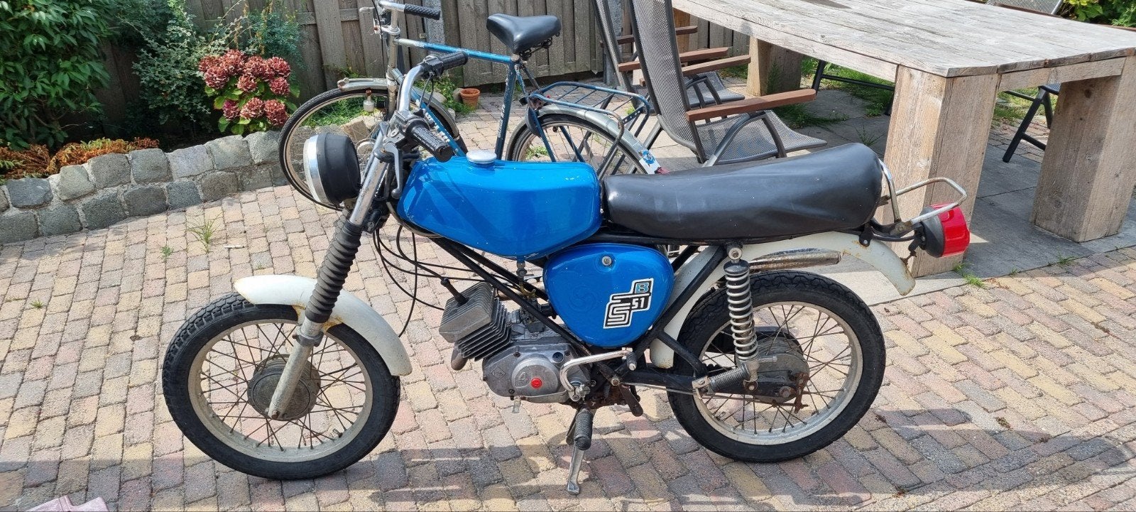 Simson S51 - Geen kenteken, framenummer goed leesbaar, Fietsen en Brommers, Ophalen, Gebruikt, Maximaal 45 km/u, Simson
