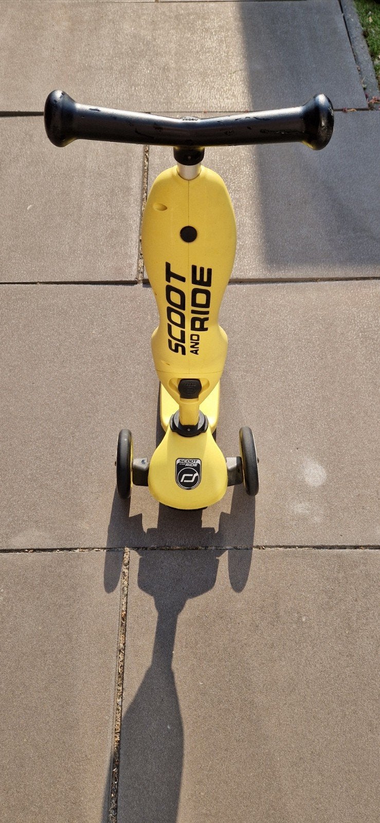 Scoot and Ride Highwaykick 1 - Geel/Lemon, Ophalen, Gebruikt, Gewone step, Scoot and Ride