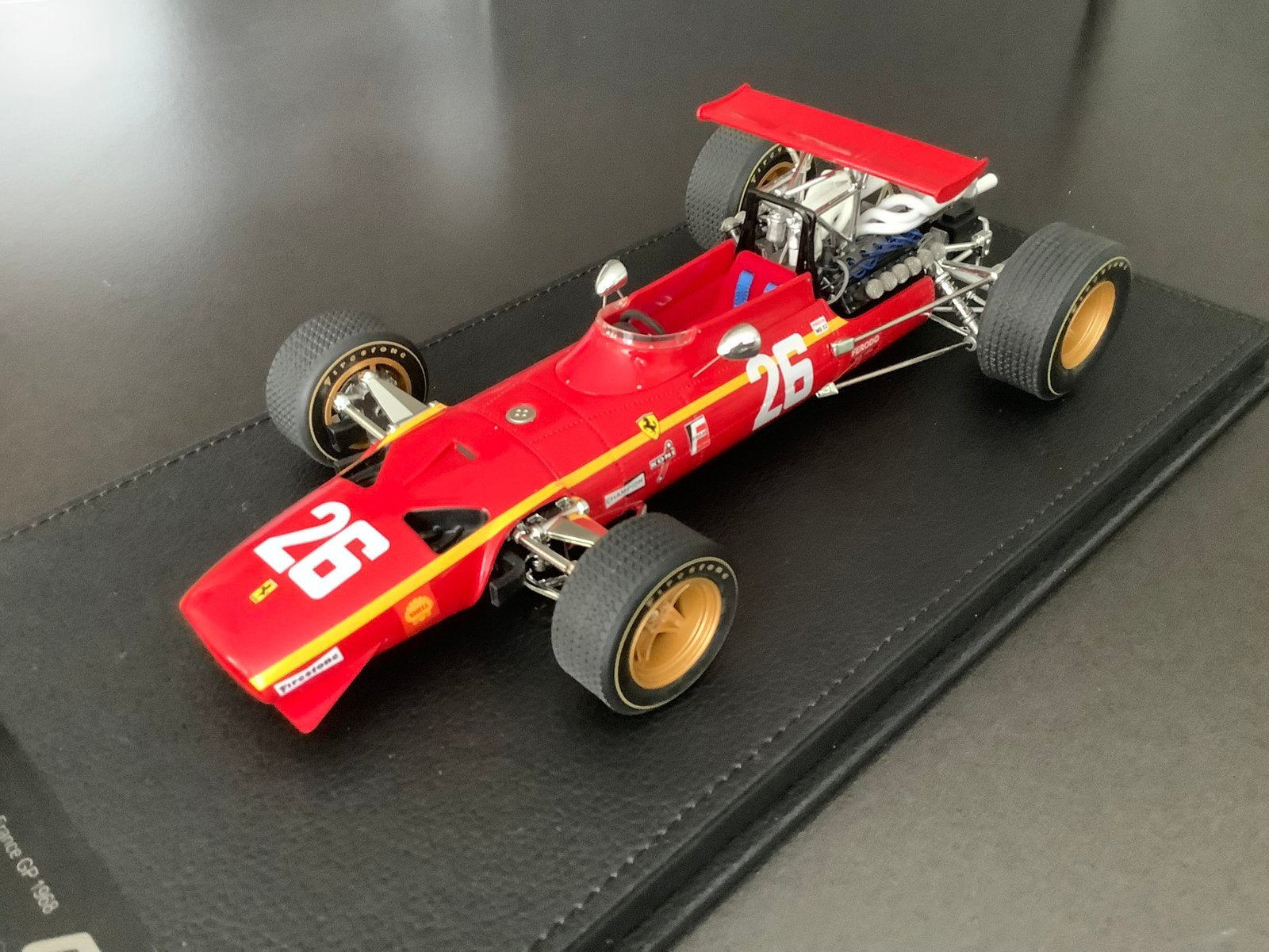GP Replicas 1968 Ferrari 312 J. Ickx 1:18, Ophalen of Verzenden, Zo goed als nieuw, Overige merken