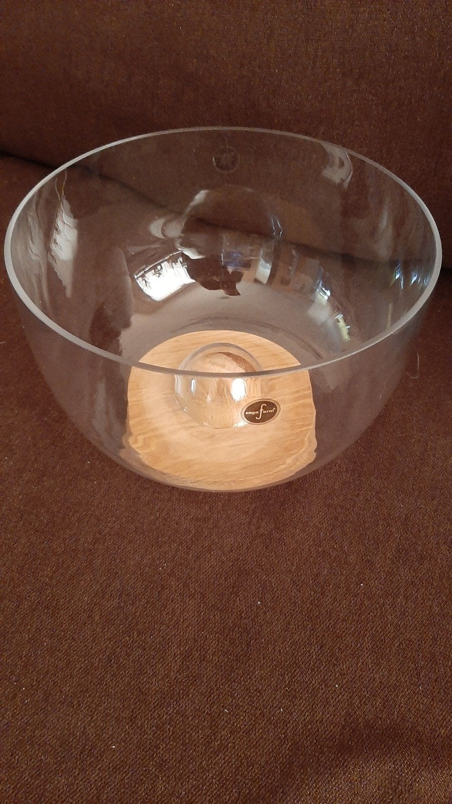 Sagaform Glazen salade schaal, Ophalen of Verzenden, Rond, Glas