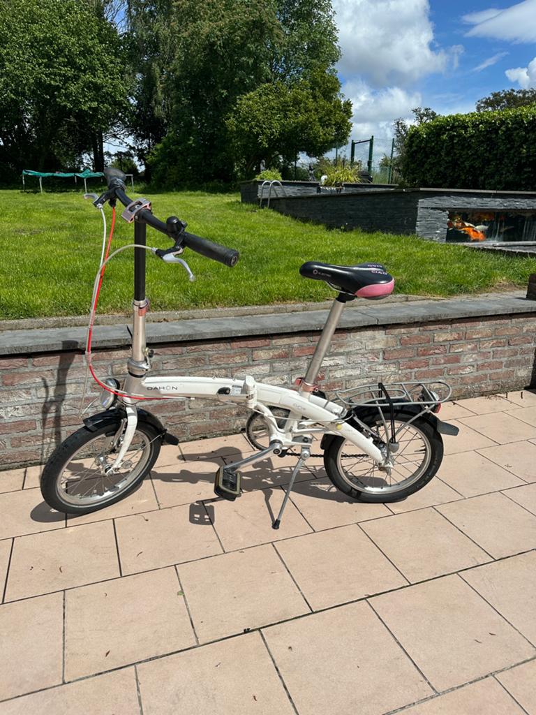 Plooifiets vouwfiets klap fiets Dahon Curve D3, Ophalen, 16 tot 18 inch, Versnellingen, Zo goed als nieuw