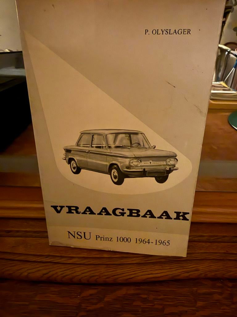 Vraagbaak NSU Prinz 1000 (1964-1965) - P. Olyslager, Auto diversen, Handleidingen en Instructieboekjes, Ophalen of Verzenden