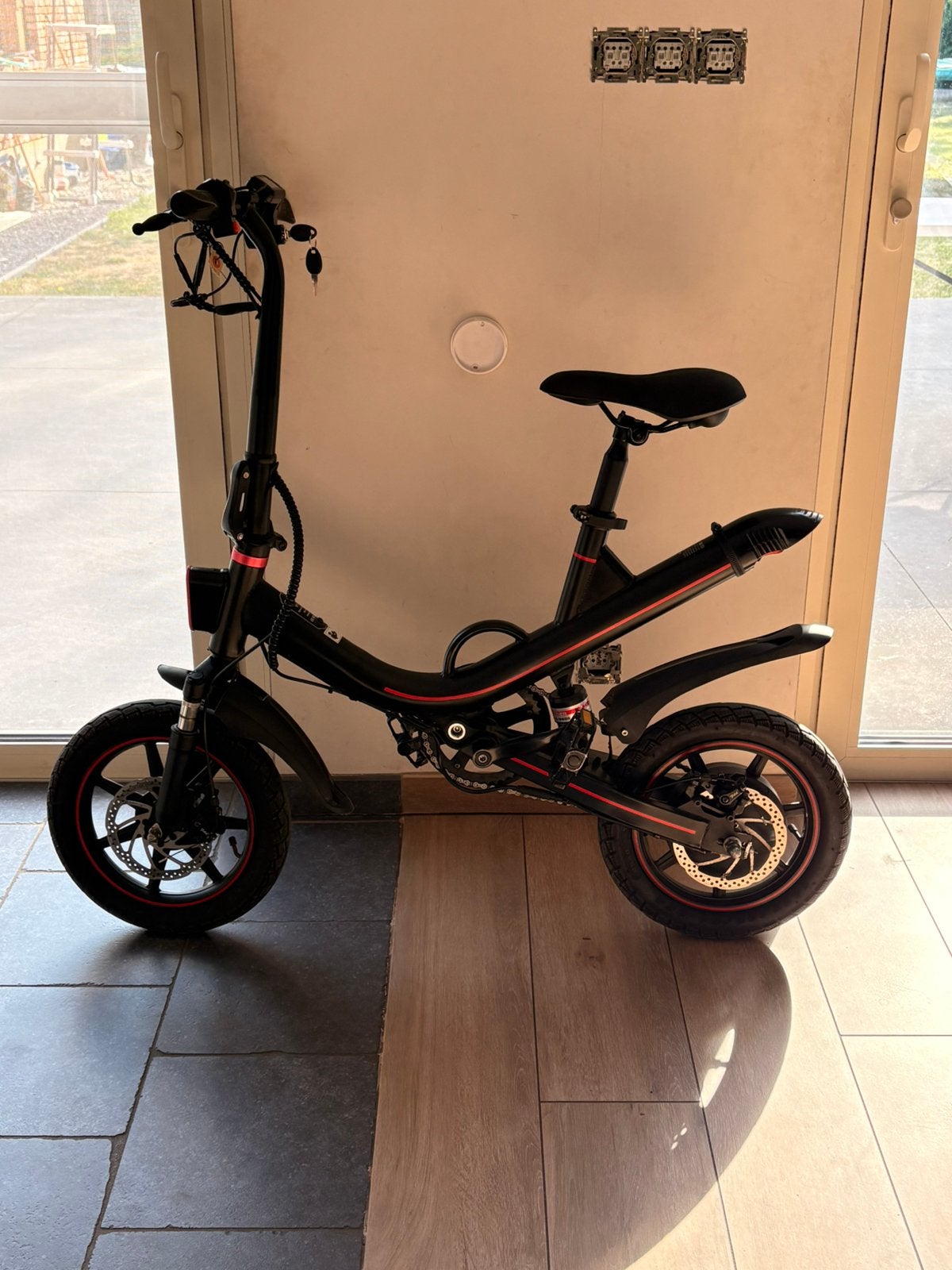 Ouxi V1 eletrische fiets, Ophalen, Zo goed als nieuw, Minder dan 14 inch