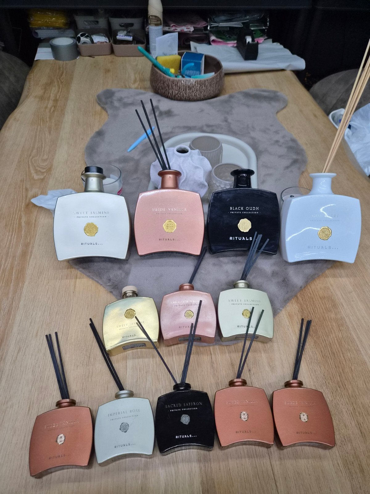 Rituals Private Collection Geurstokjes - Diverse Maten, Huis en Inrichting, Ophalen, Gebruikt, Glas