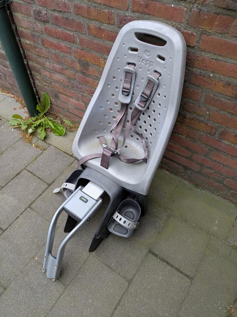 Yepp achterzitje., Fietsen en Brommers, Fietsaccessoires | Fietsstoeltjes, Ophalen, Gebruikt