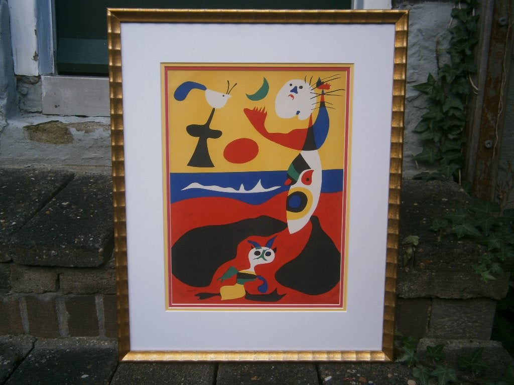 Originele litho van Joan Miró, 1938, Summer, Antiek en Kunst, Gelimiteerde oplage, Overige onderwerpen, Ophalen of Verzenden, Lithografie