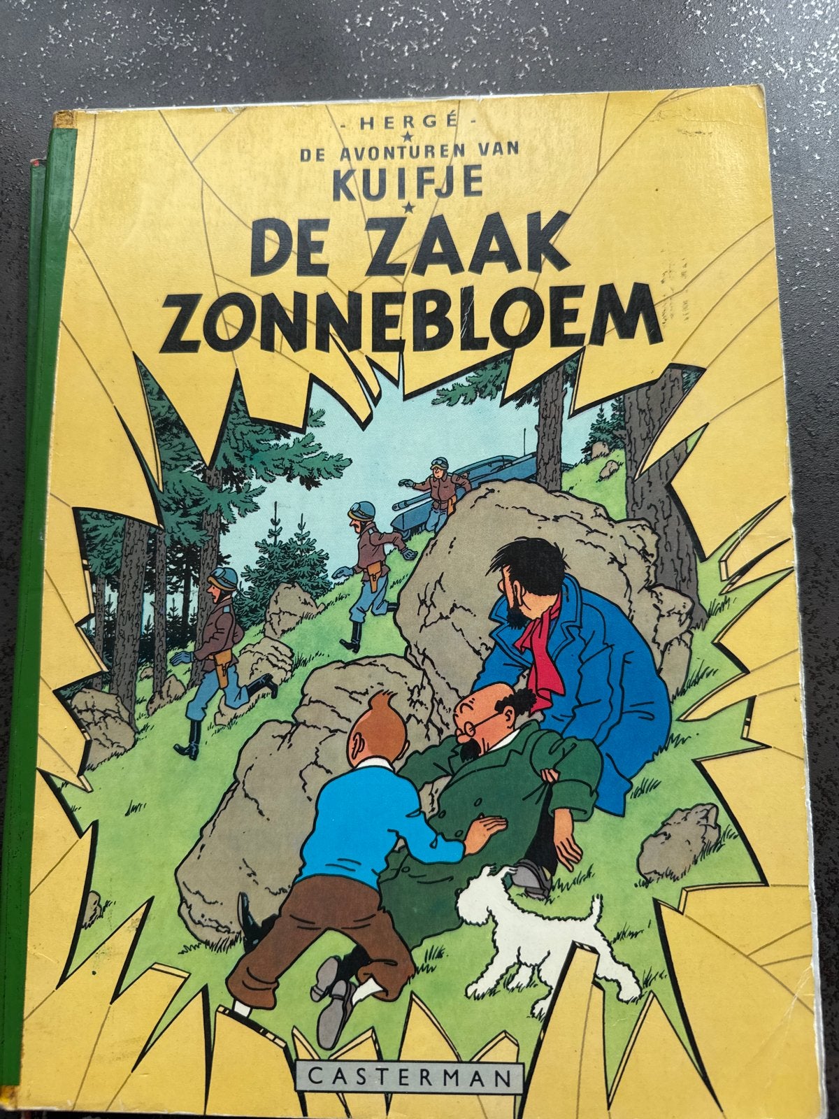 Kuifje - De Zaak Zonnebloem - Klassiek stripboek, Boeken, Eén stripboek, Ophalen of Verzenden, Gelezen