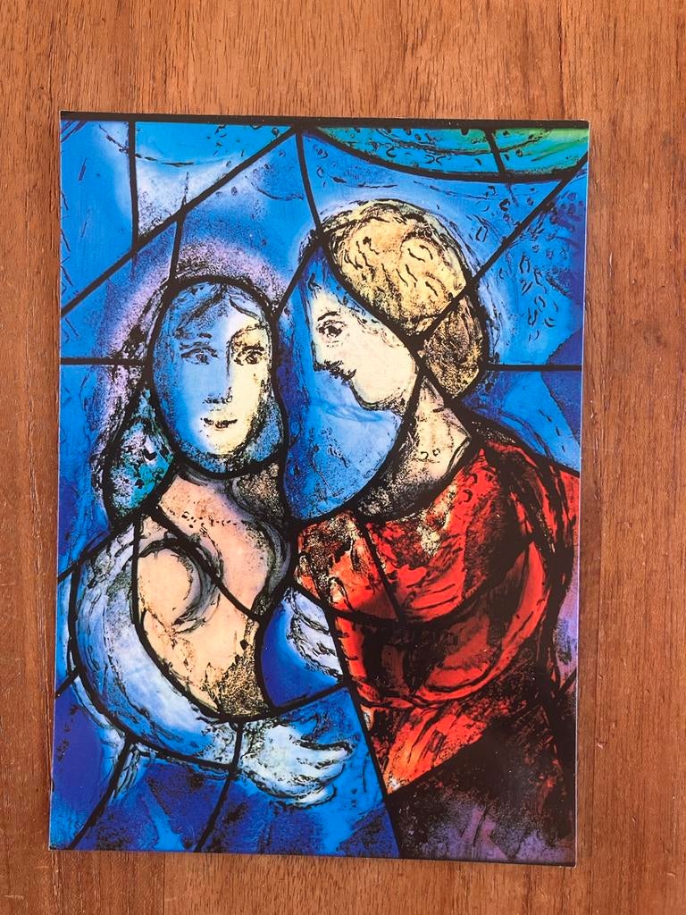 Marc Chagall - Liefdespaar, Ophalen of Verzenden, 1980 tot heden, Ongelopen, Cultuur en Media