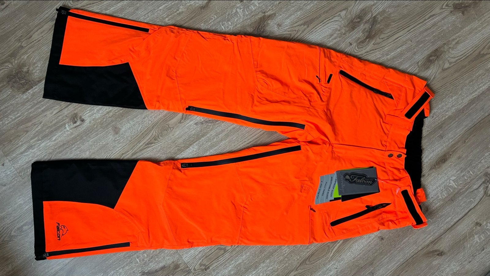 Nieuwe Falcon Hunseby Skibroek - Oranje, Maat 50, Ophalen of Verzenden, Nieuw, Maat 48/50 (M), Broek