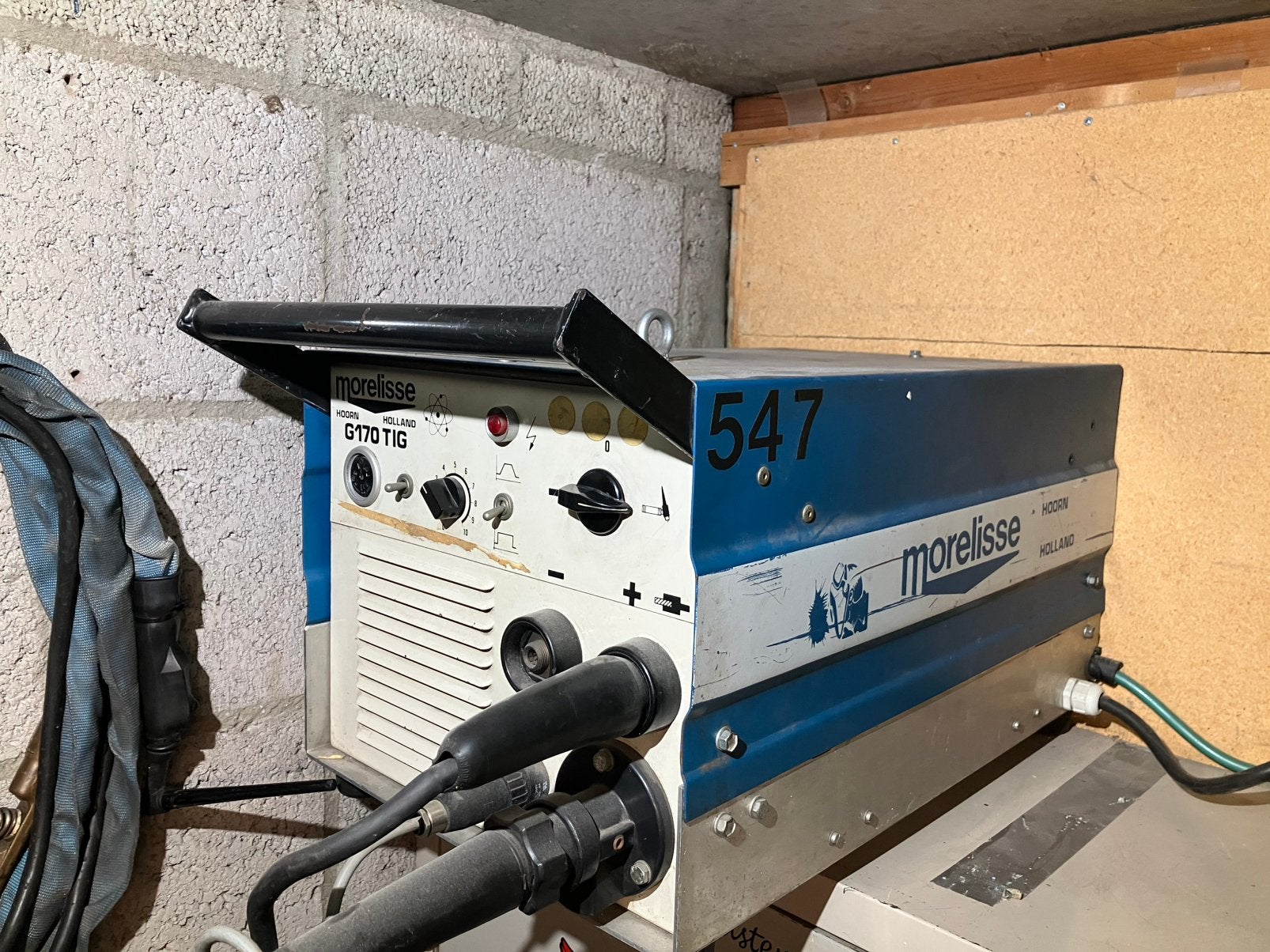 Tig lasapparaat morelisse, Ophalen, Gebruikt, 150 tot 250 ampère, Tig
