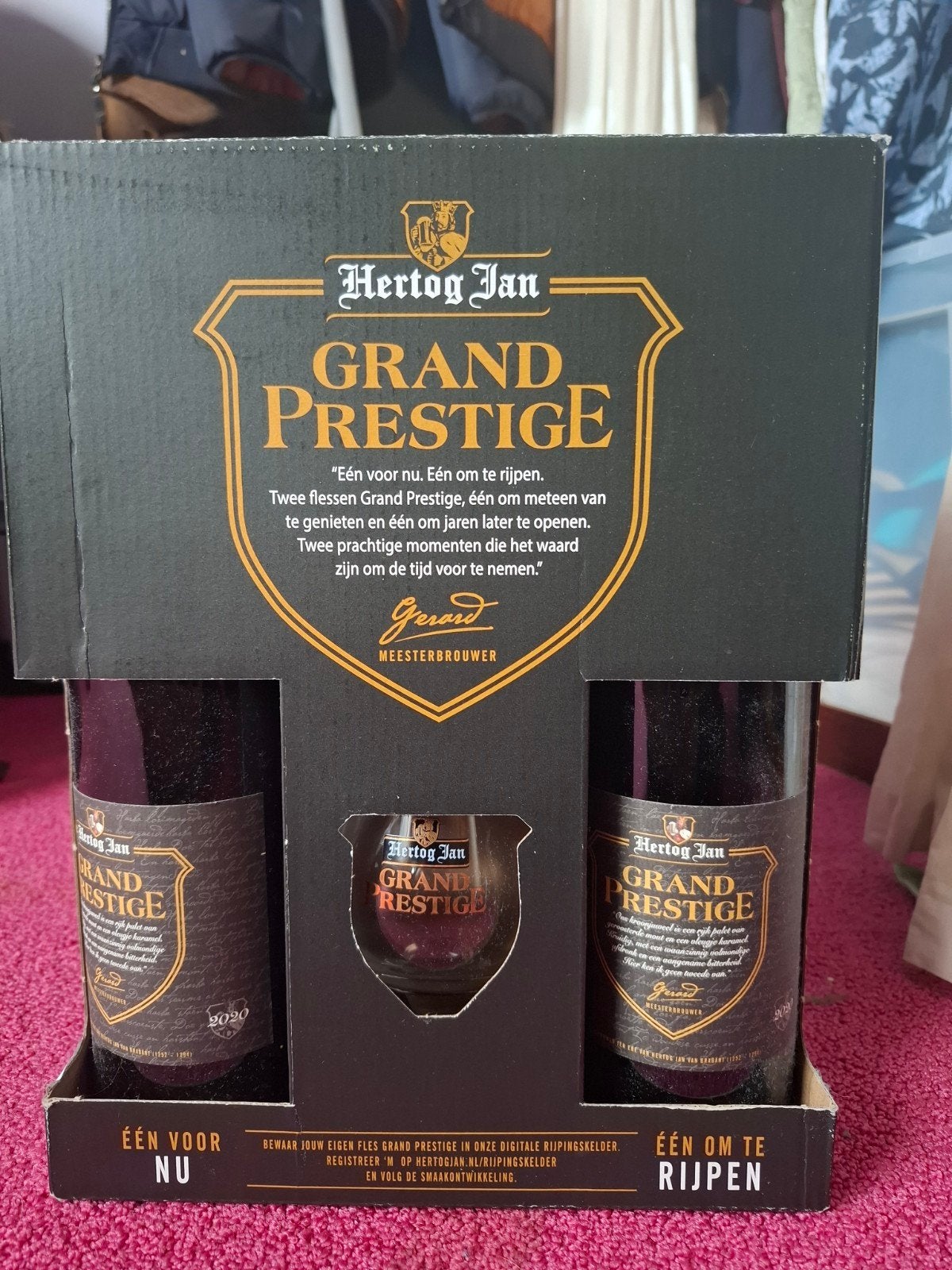 Hertog Jan Grand Prestige 2020, Verzamelen, Ophalen of Verzenden, Zo goed als nieuw, Flesje(s), Hertog Jan