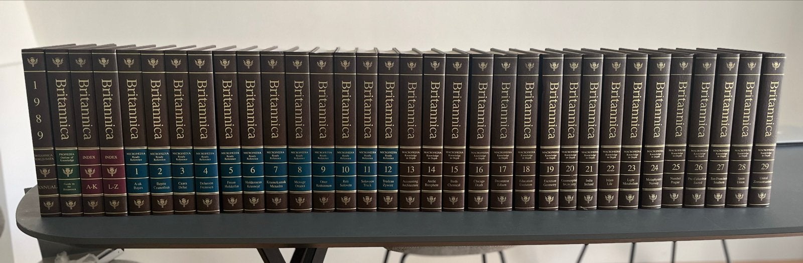 Complete Encyclopedie Britannica 1989 - 33 delen, Ophalen, Complete serie, Zo goed als nieuw, Algemeen