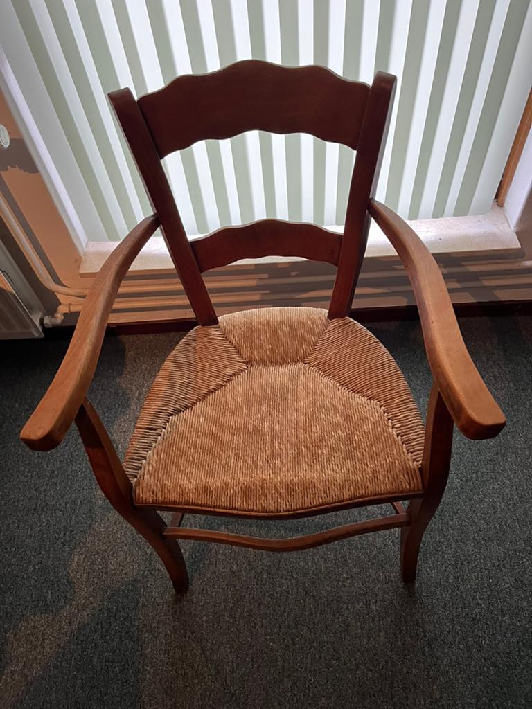 Te koop oude leuning stoel, Ophalen of Verzenden
