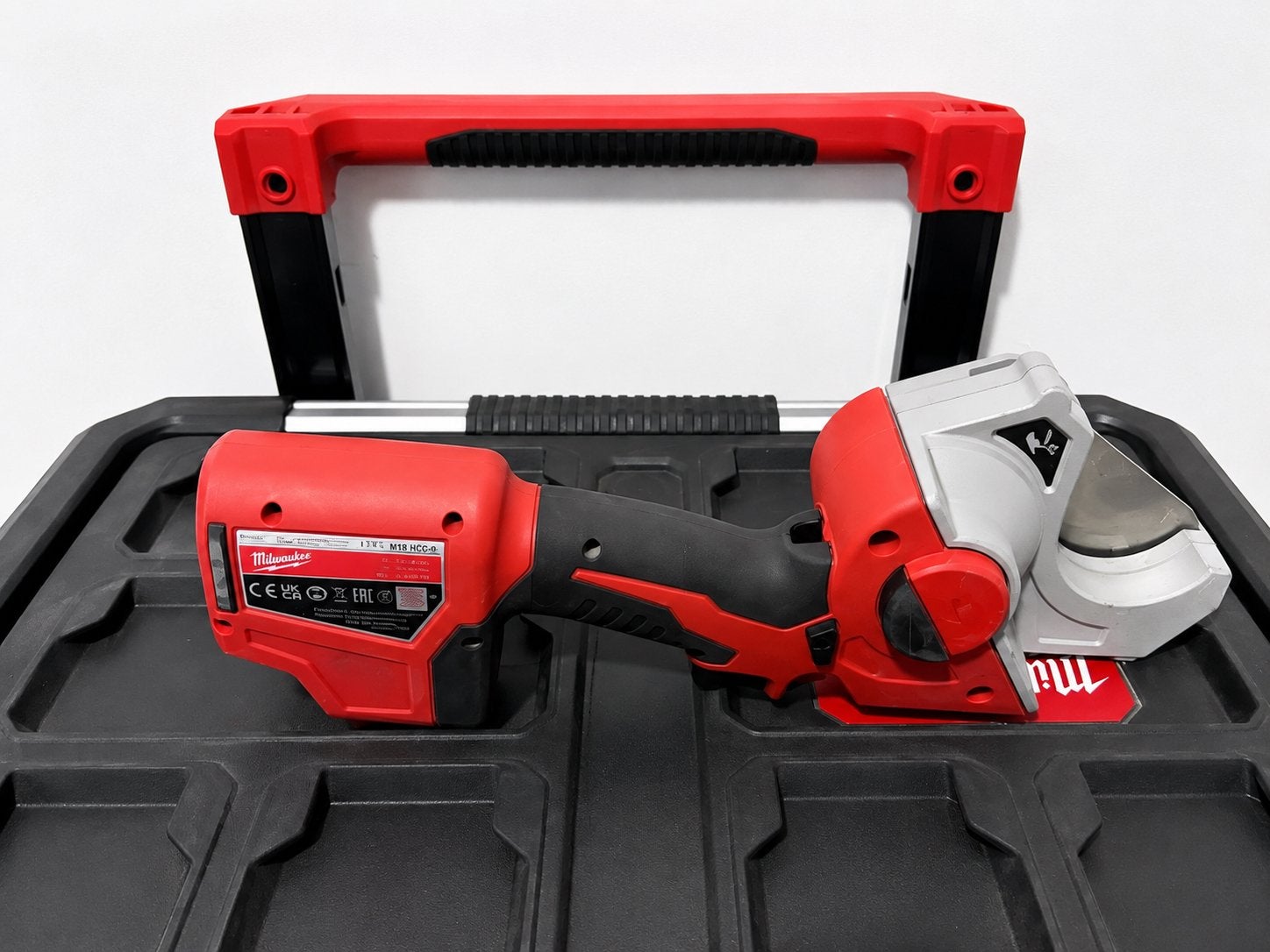 Milwaukee M12 C12 PC-0 compacte pijpsnijder, Ophalen of Verzenden, Gebruikt, Snijgereedschap, Milwaukee