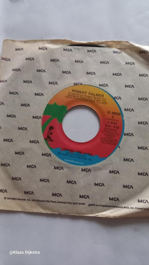 Robert Palmer - Looking For Clues (Single), Ophalen of Verzenden, Gebruikt, Pop