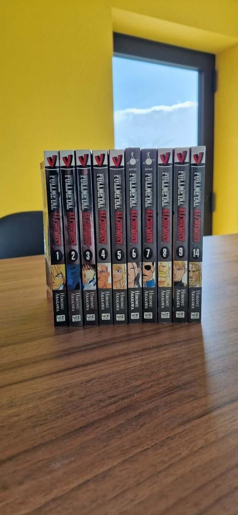 Fullmetal Alchemist manga set, Meerdere comics, Ophalen of Verzenden, Gelezen, Japan (Manga)