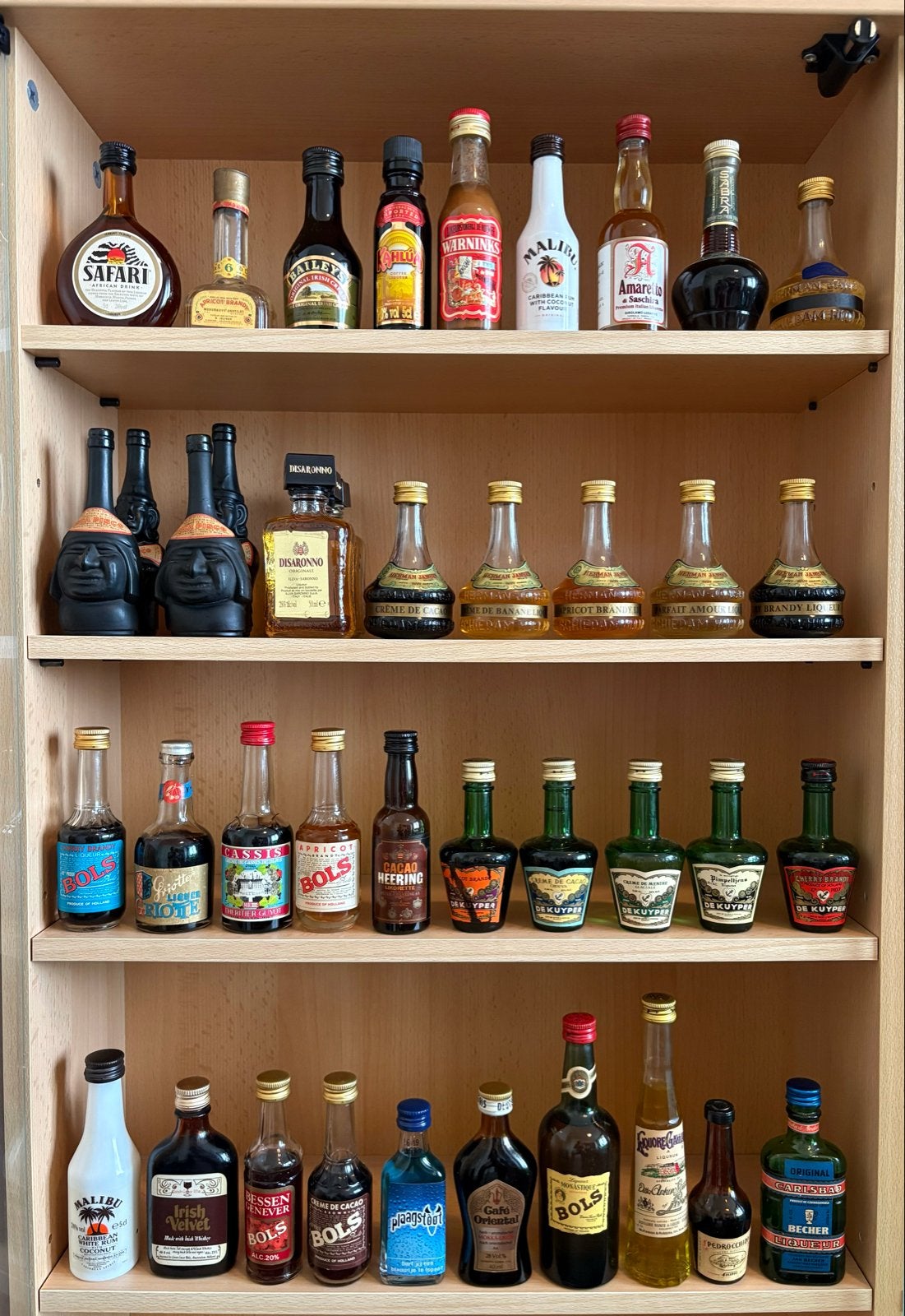 Grote collectie miniatuur drankflessen (likeur/sterke drank), Ophalen of Verzenden, Zo goed als nieuw