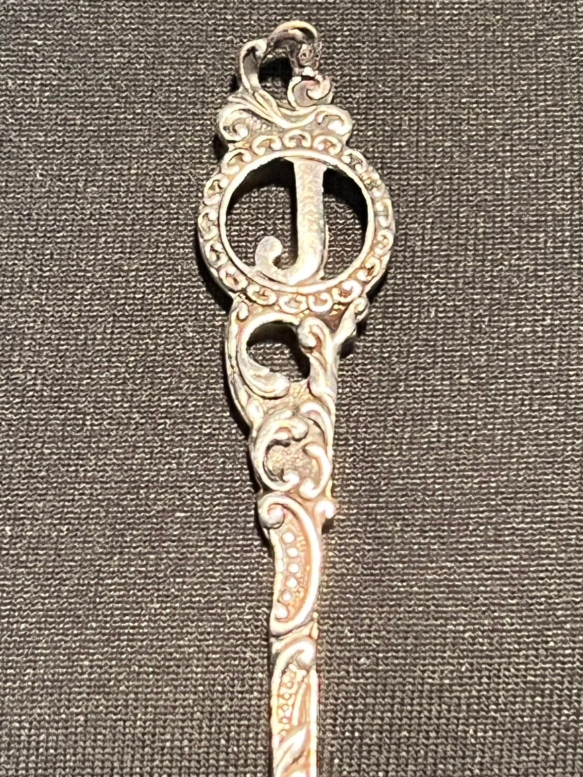 Vintage lepeltje J., Ophalen of Verzenden