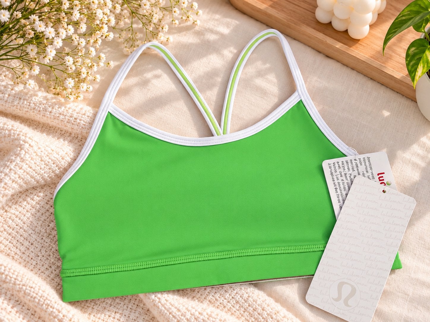 Lululemon Flow Y Bra IV Sportbeha - Nieuw met kaartjes, Nieuw, Ophalen of Verzenden, Fitness of Aerobics, Maat 34 (XS) of kleiner