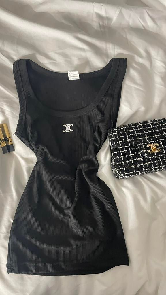 Celine Top, Ophalen of Verzenden, Nieuw, Zonder mouw