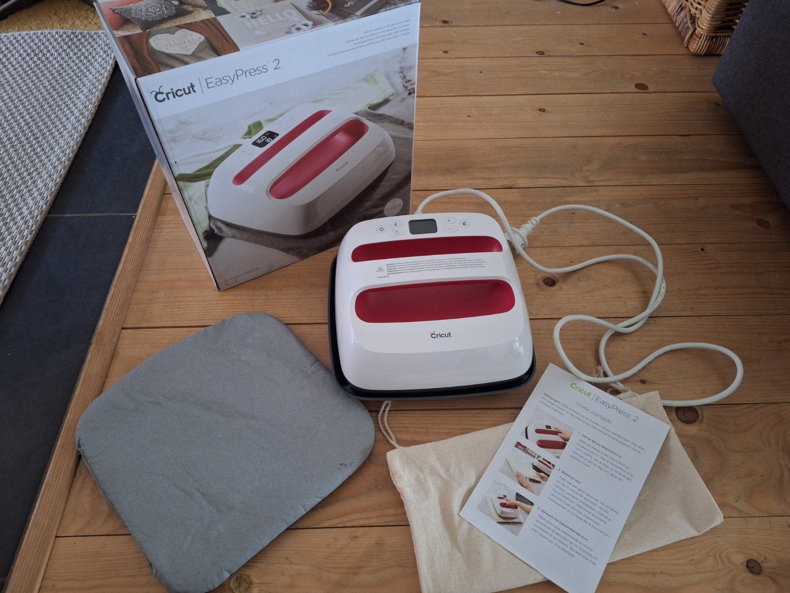 Cricut easy press 2 hittepers zgan, Ophalen of Verzenden, Zo goed als nieuw