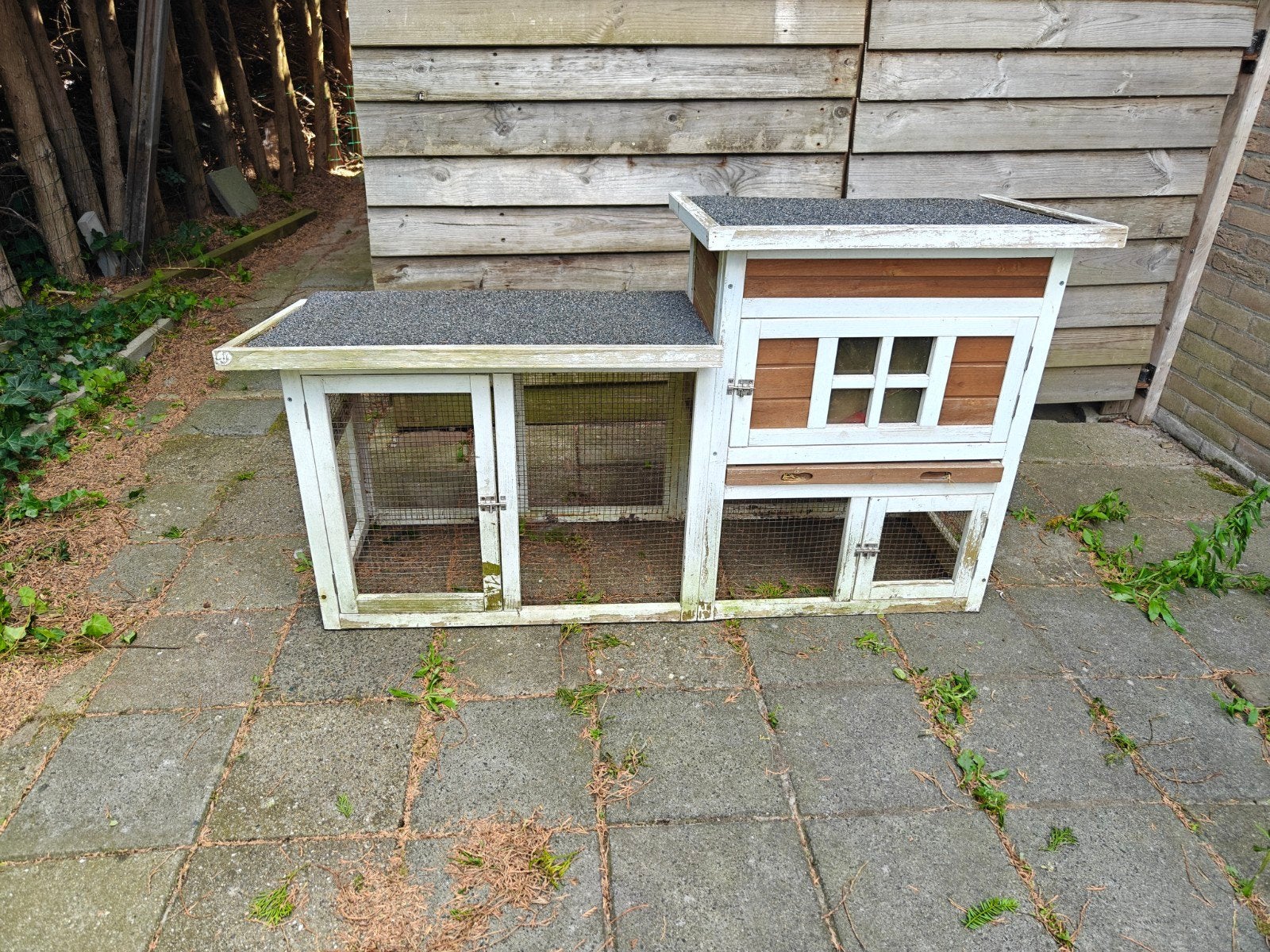 konijnenhok, Dieren en Toebehoren, Knaagdieren en Konijnen | Hokken en Kooien, Ophalen, Gebruikt, Hok, 60 tot 90 cm
