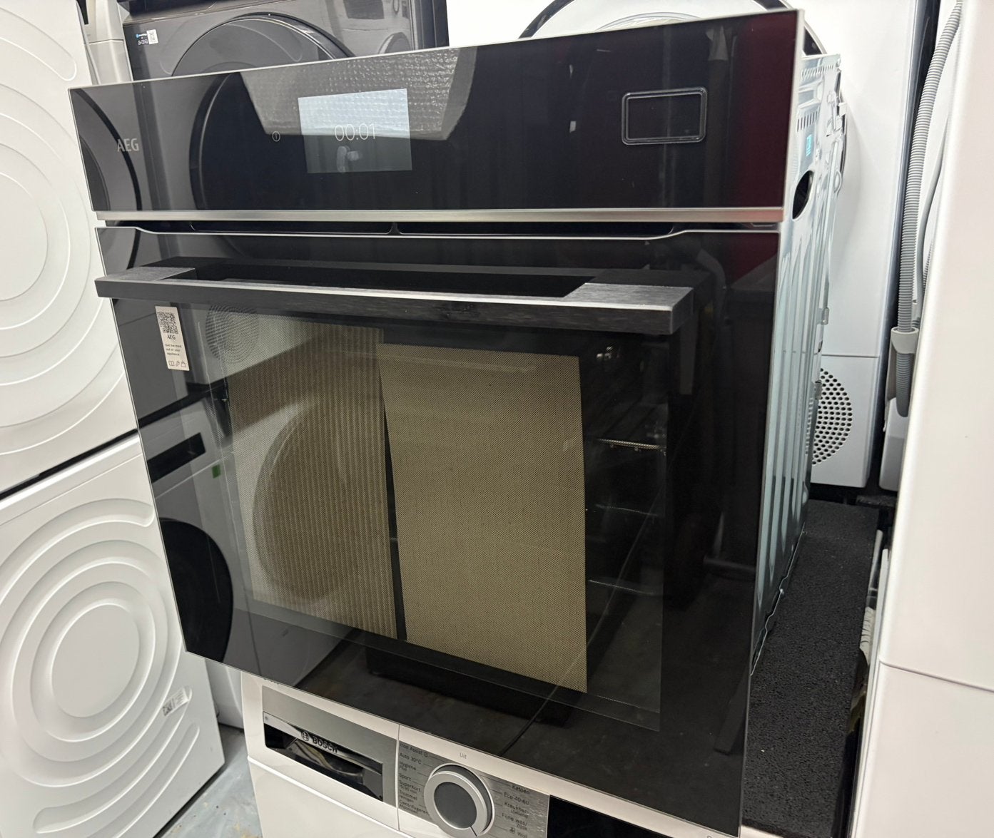 Nieuwe AEG TB8SB73ZAB SteamPro Hydrolyse WiFi, Witgoed en Apparatuur, Ovens, Ophalen of Verzenden, Zo goed als nieuw, Stoom