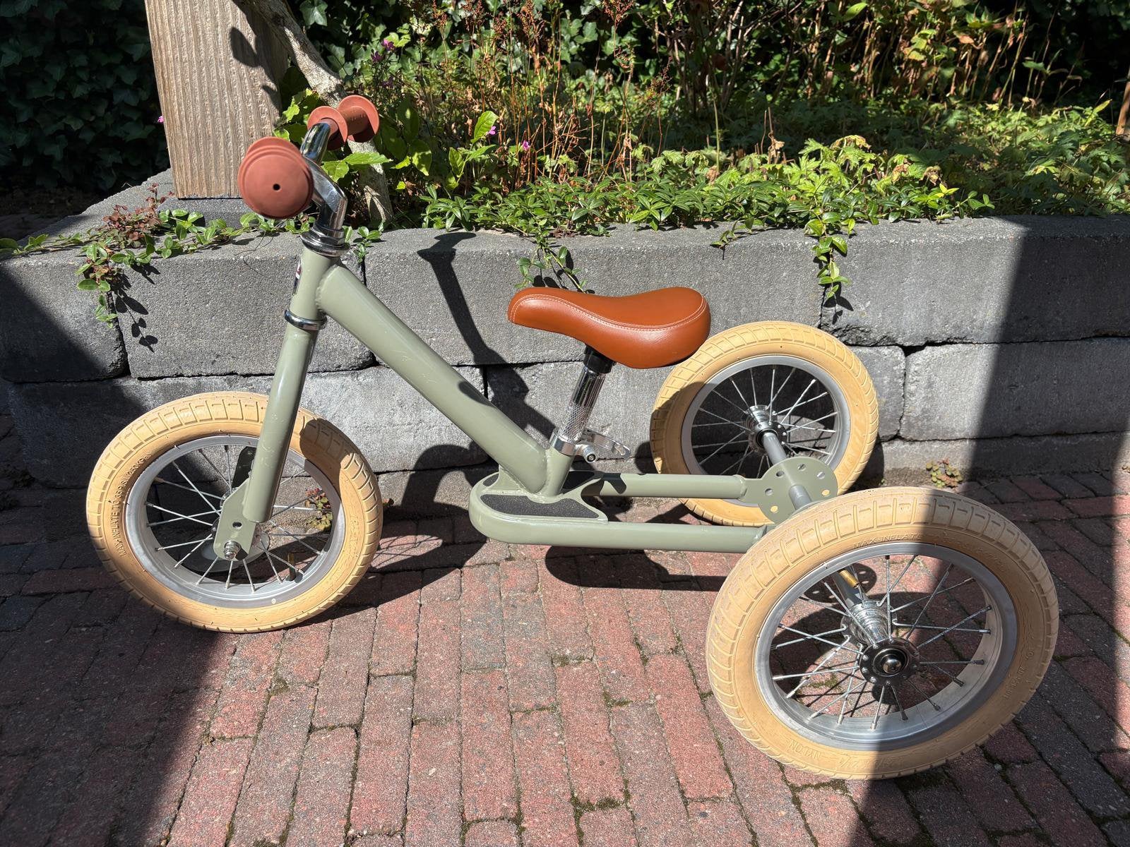 Trybike loopfiets 2 in 1 mintgroen (drie- en tweewieler), Ophalen, Zo goed als nieuw, Minder dan 16 inch