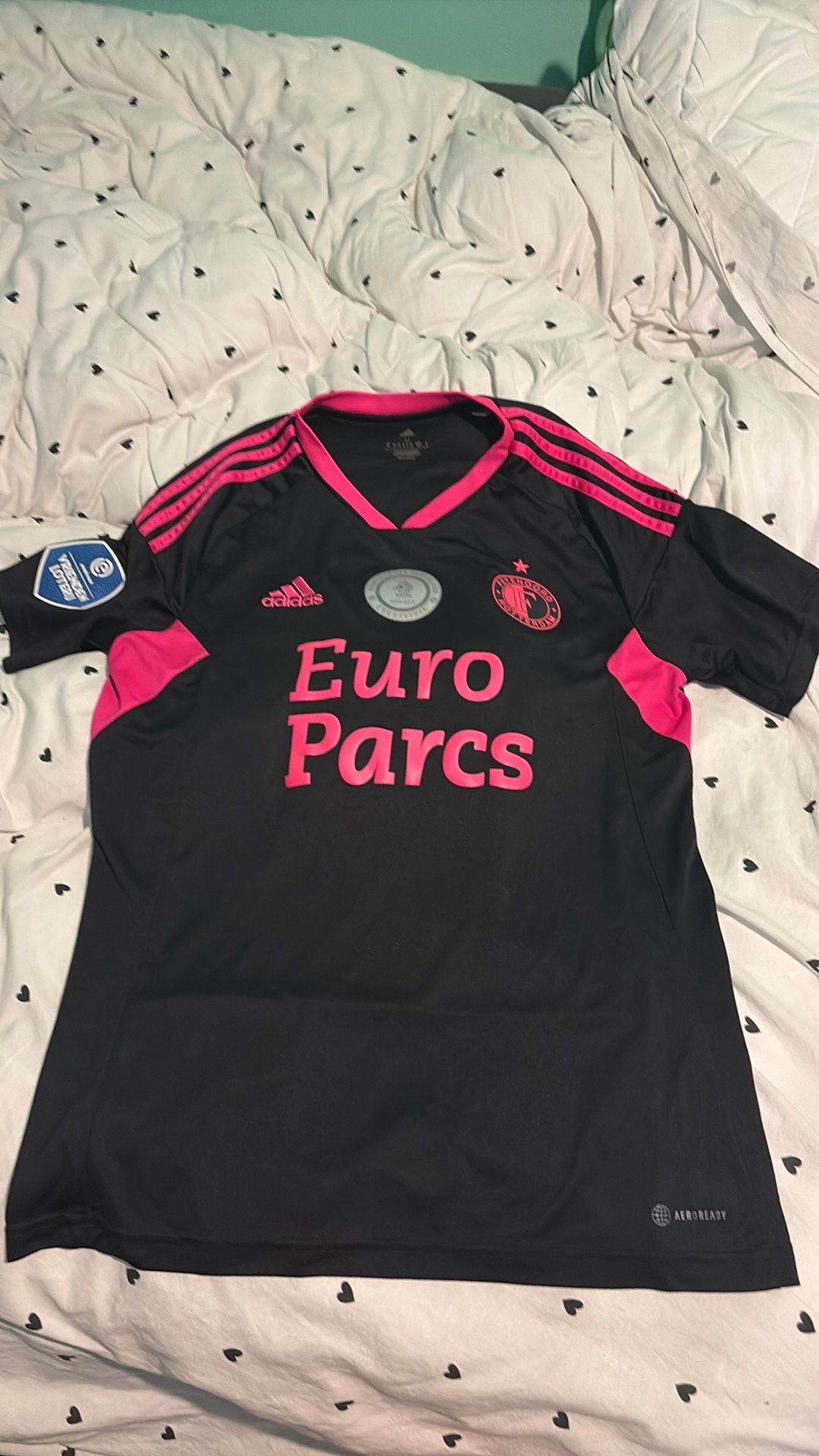 Derde Tenue Feyenoord 22/23 Santiago Gimenez, Maat M, Ophalen of Verzenden, Zo goed als nieuw, Shirt