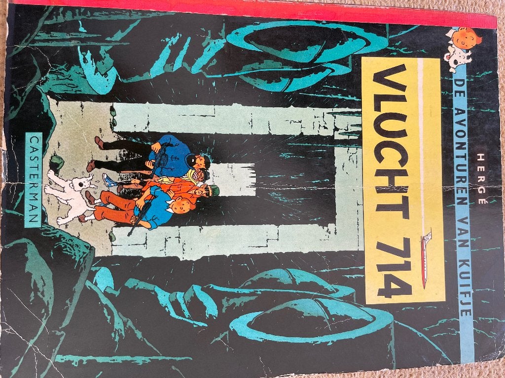 Kuifje 1e druk Vlucht 714, Boeken, Eén stripboek, Ophalen of Verzenden