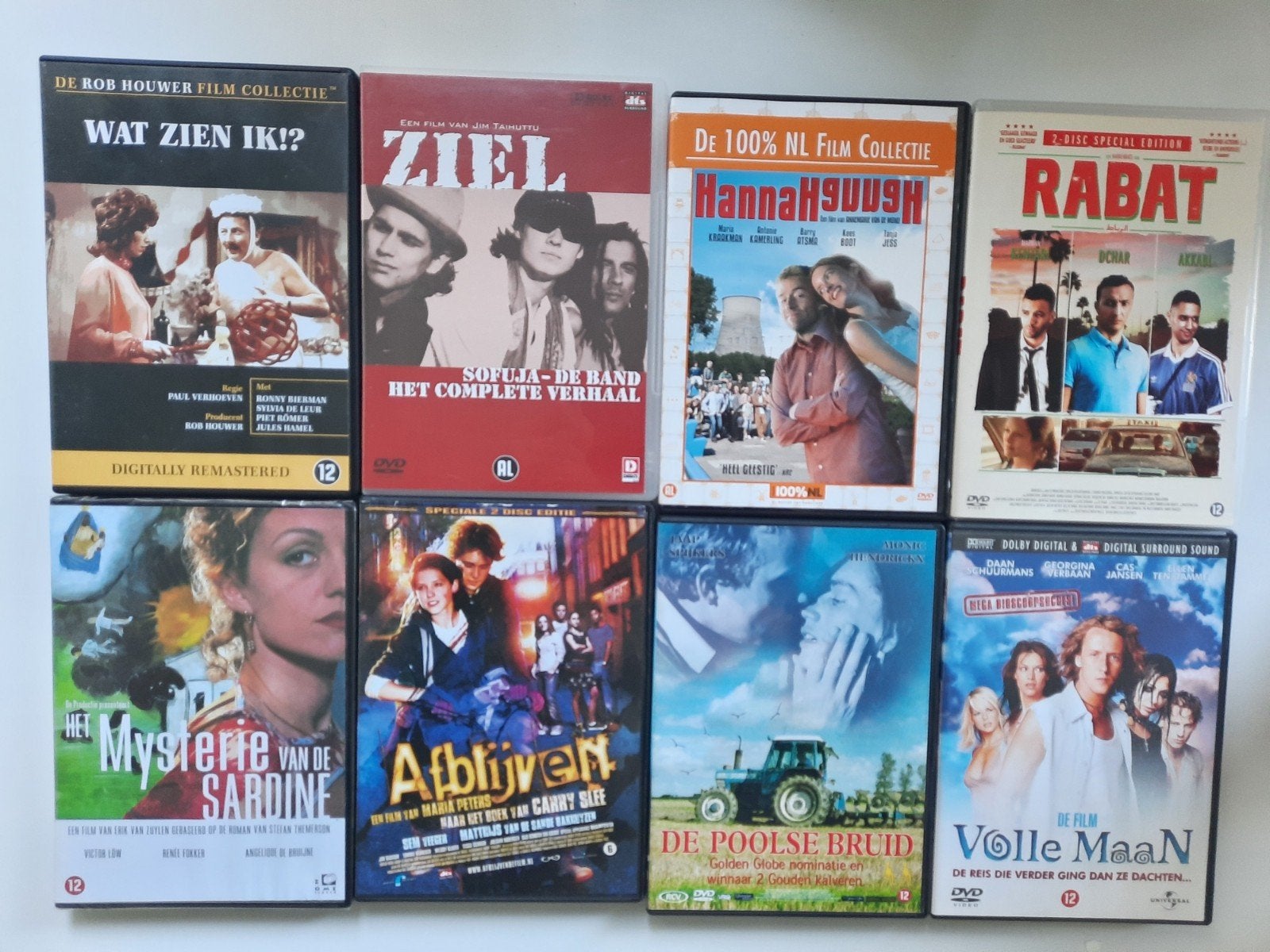 49 x  Nederlandse Film  dvd's o.a Amsterdamned , Rundskop ,, Vanaf 9 jaar, Ophalen of Verzenden, Zo goed als nieuw, Filmhuis