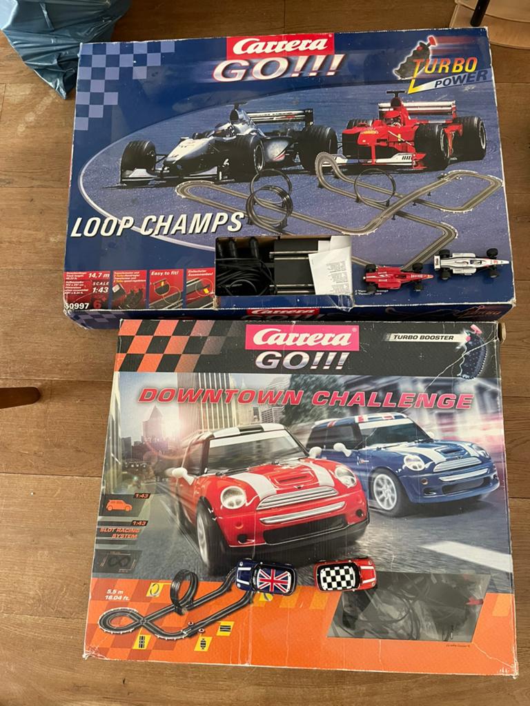 Carrera Go!!! Racebanen., Kinderen en Baby's, Speelgoed | Racebanen, Ophalen, Gebruikt, Elektrisch, Carrera