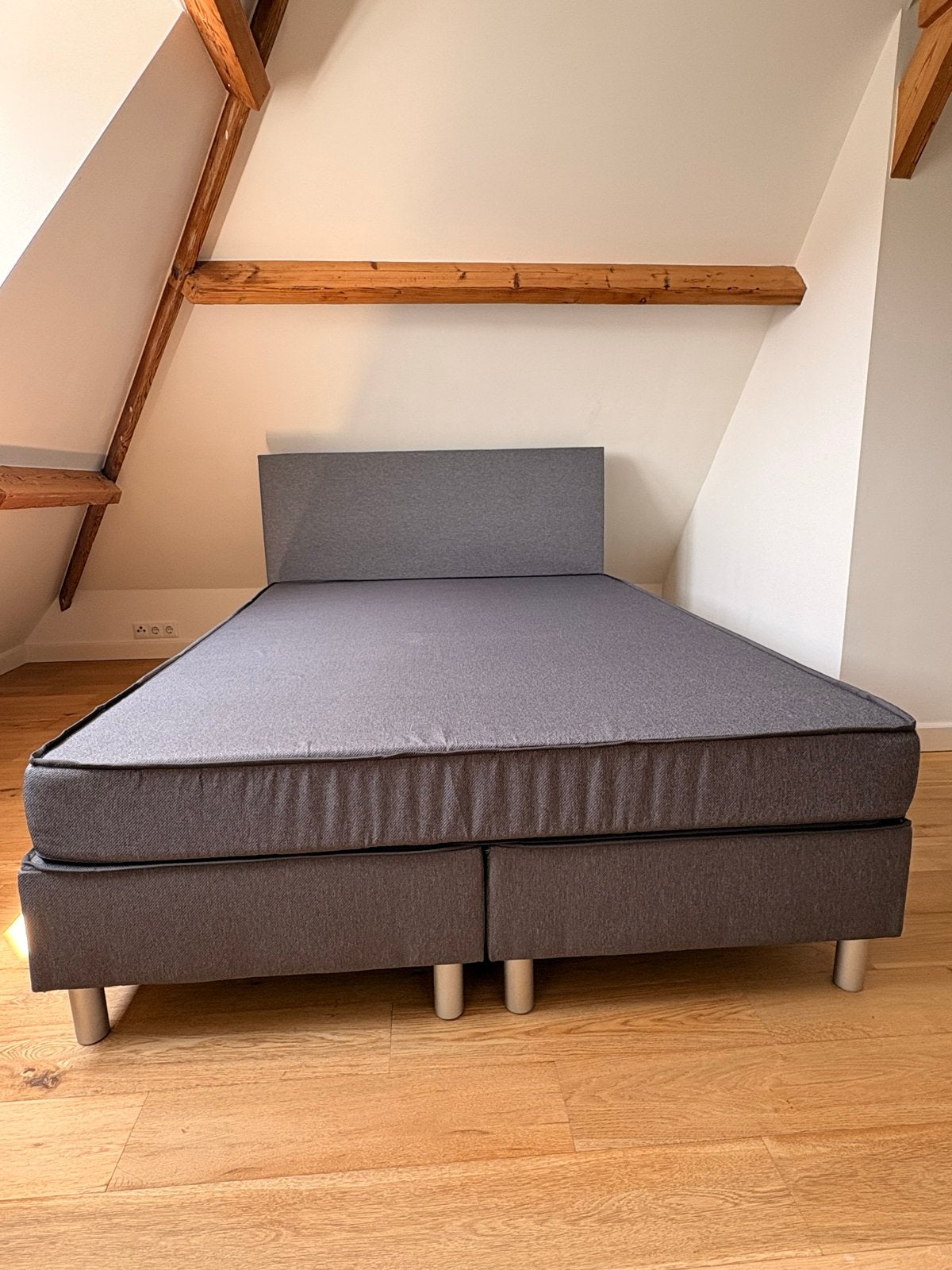 Zo goed als nieuw tweepersoons boxspring 140*200cm, Ophalen, Tweepersoons, 140 cm, Zo goed als nieuw