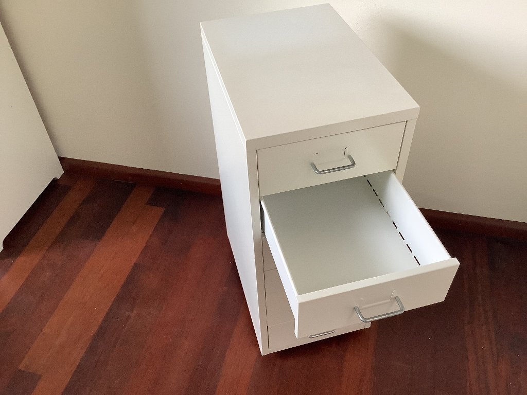 Ladeblok verrijdbaar wit, Huis en Inrichting, Kasten | Ladekasten, Ophalen, Minder dan 50 cm, Gebruikt, 5 laden of meer