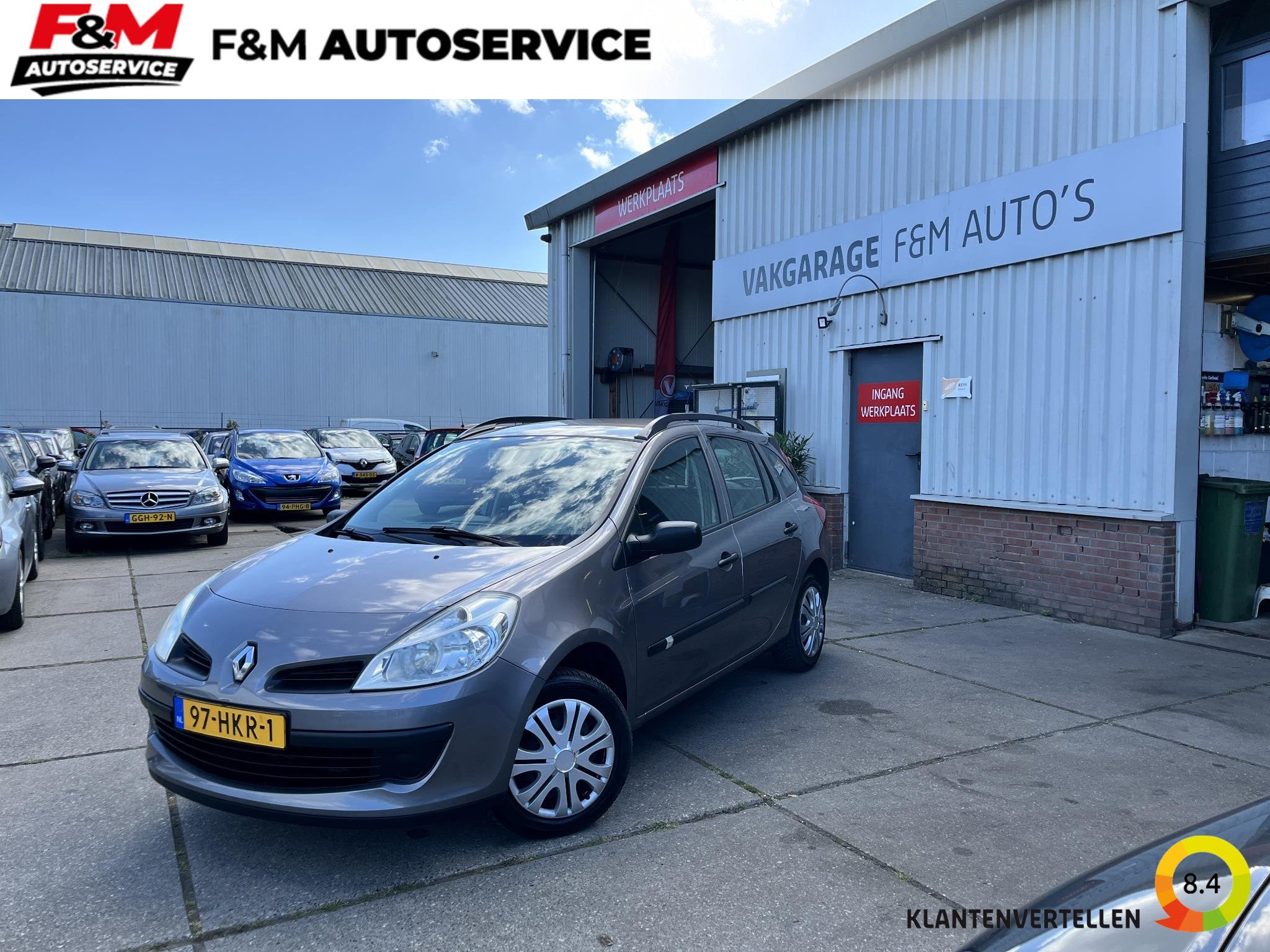 Renault Clio Estate 1.2-16V Expression Airco, radio, Voorwielaandrijving, Gebruikt, 4 cilinders, 49 €/maand