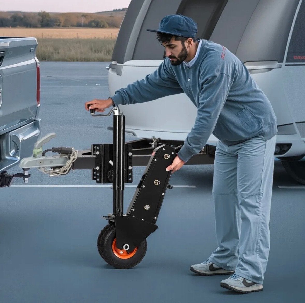 Caravan / Trailer Mover hand- & elektrisch, Ophalen of Verzenden, Zo goed als nieuw