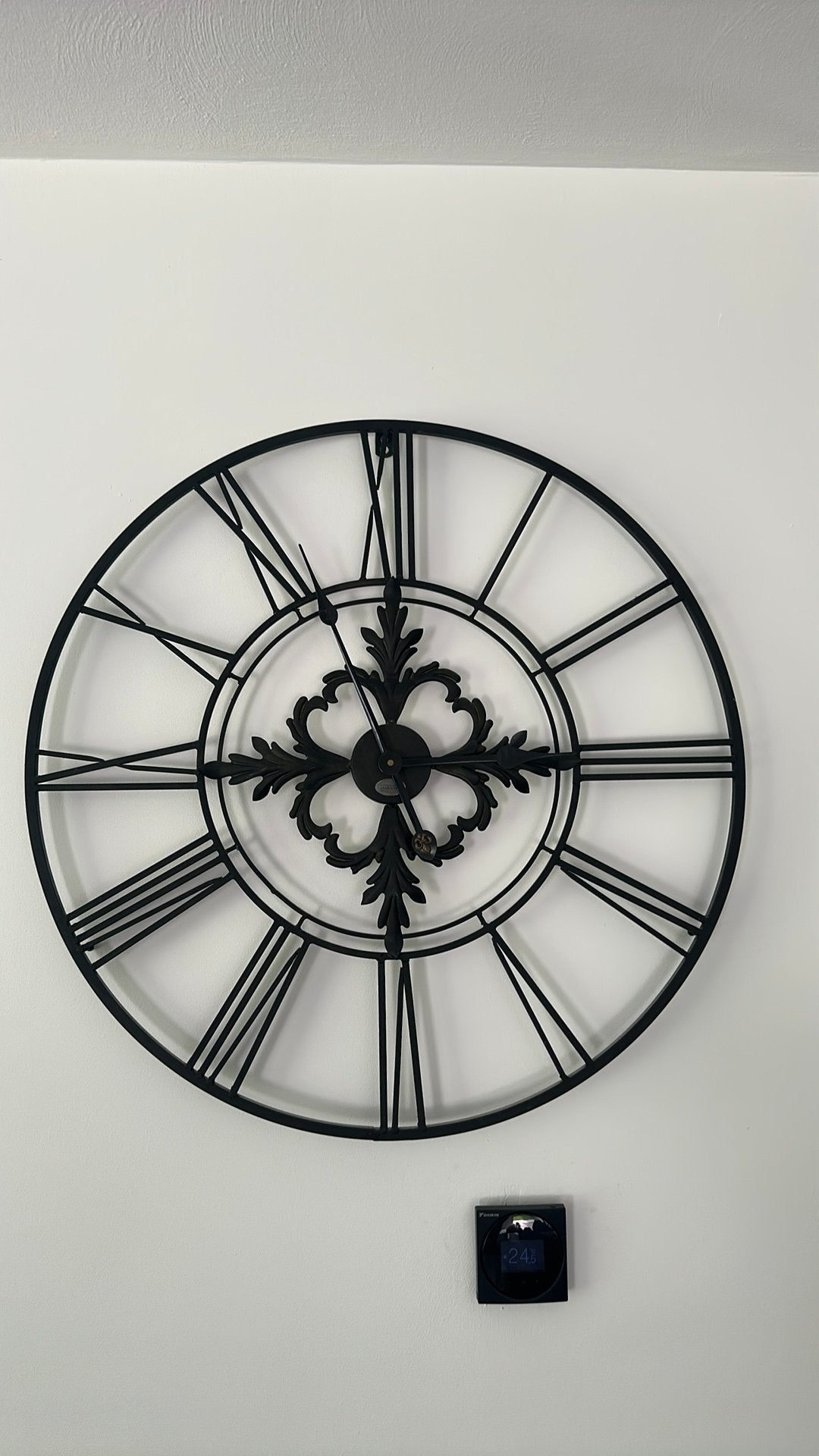 Riverdale Newbridge Wandklok – Zwart – Ø 40 cm, Ophalen, Zo goed als nieuw, Wandklok