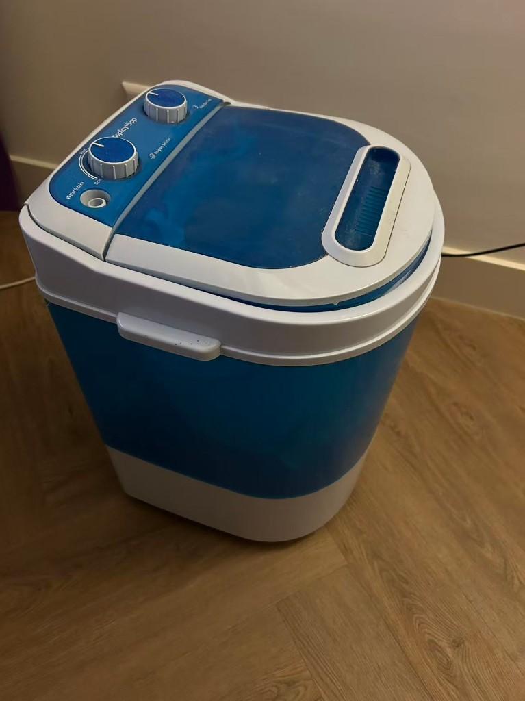 vidaXL Mini wasmachine met enkele trommel 2,6 kg, Minder dan 85 cm, Minder dan 4 kg, Bovenlader, Ophalen of Verzenden