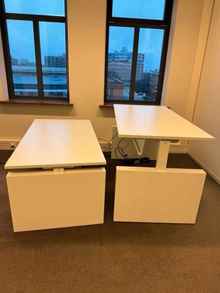 Vepa RW slinger bureaus met wang (30x), 160 cm, Postbus 95 – 7900 AB Hoogeveen, In hoogte verstelbaar, Ophalen of Verzenden
