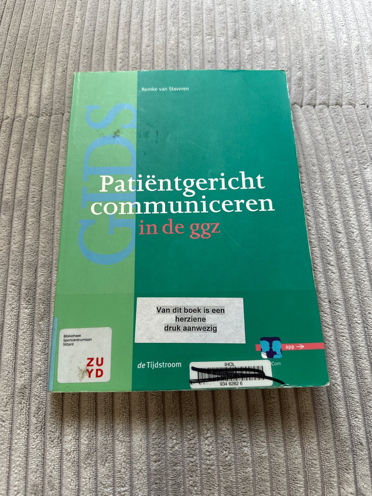 Patiëntgericht communiceren in de ggz - Remke van Staveren, Boeken, Studieboeken en Cursussen, Ophalen of Verzenden, Gamma, Zo goed als nieuw
