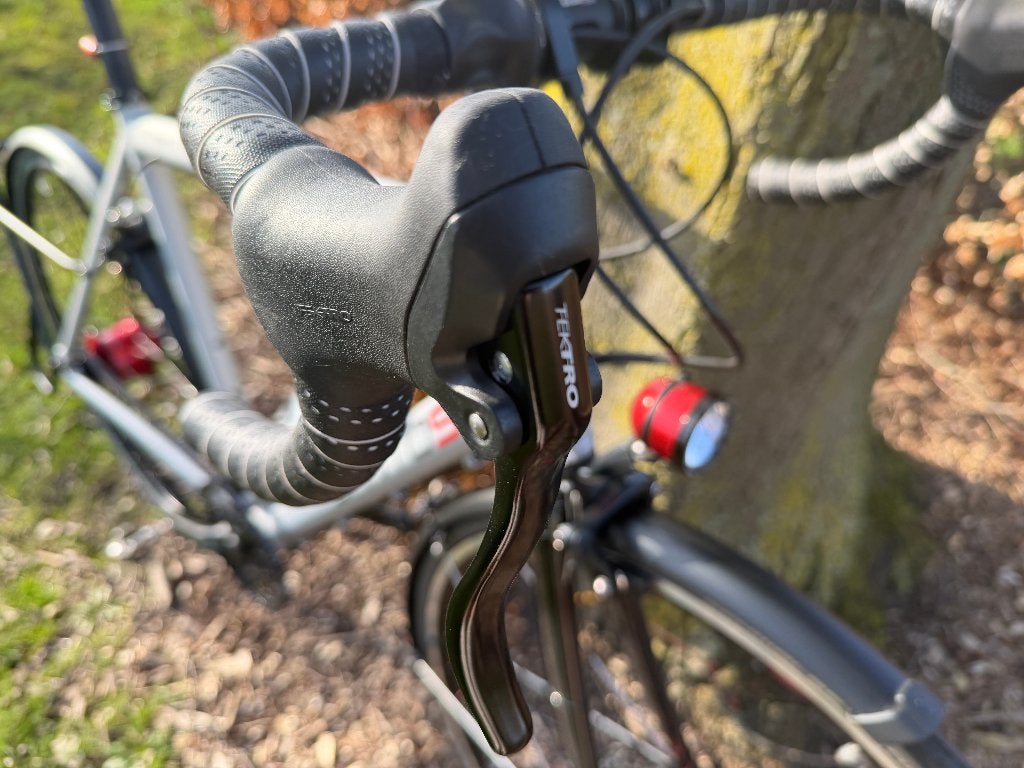 Santos Race Lite met Rohloff, riem verlichting L Racefiets, 28 inch, 10 tot 15 versnellingen, Velgrem, 53 tot 57 cm