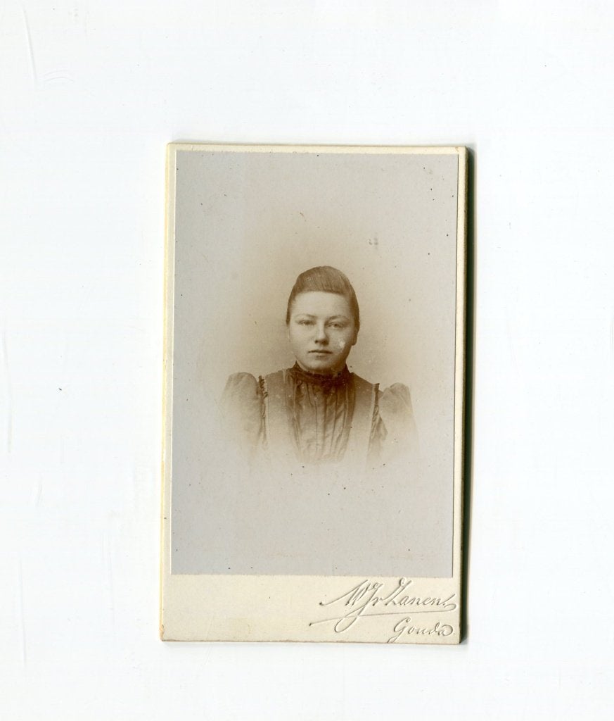 CDV. Carte de Visite. W.J. van Zanen. Gouda., Verzamelen, Foto's en Prenten, Foto, Ophalen of Verzenden, Zo goed als nieuw, Voor 1940