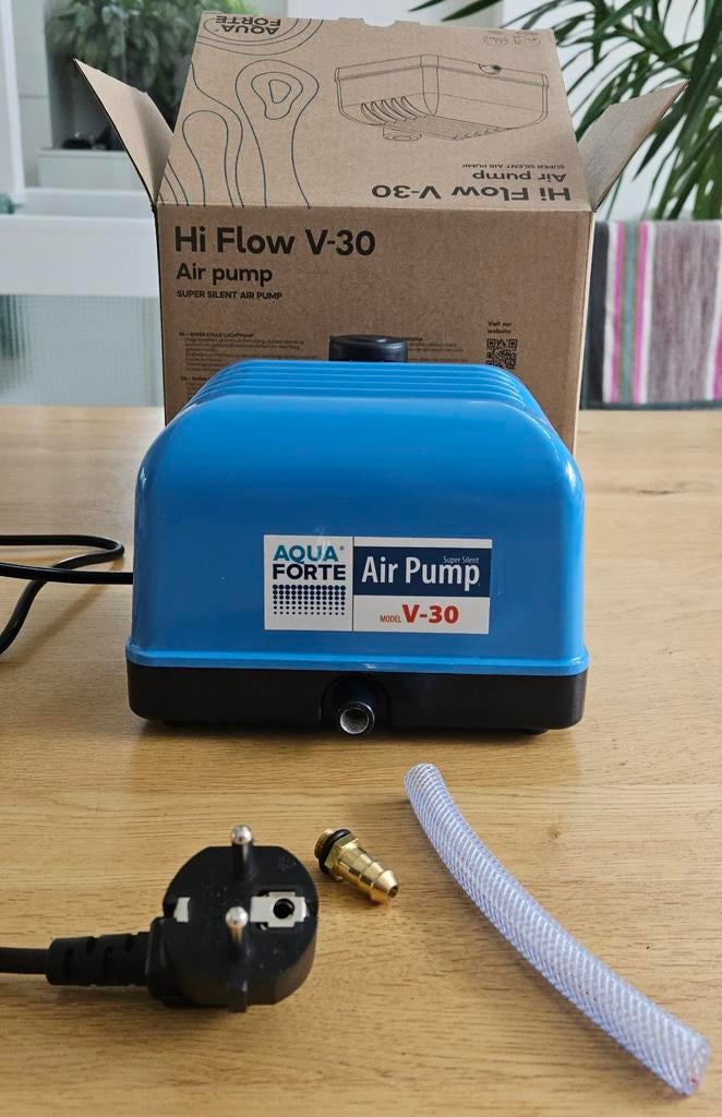 Aqua Forte Hi Flow V-30 Super Silent Air Pump, Ophalen of Verzenden