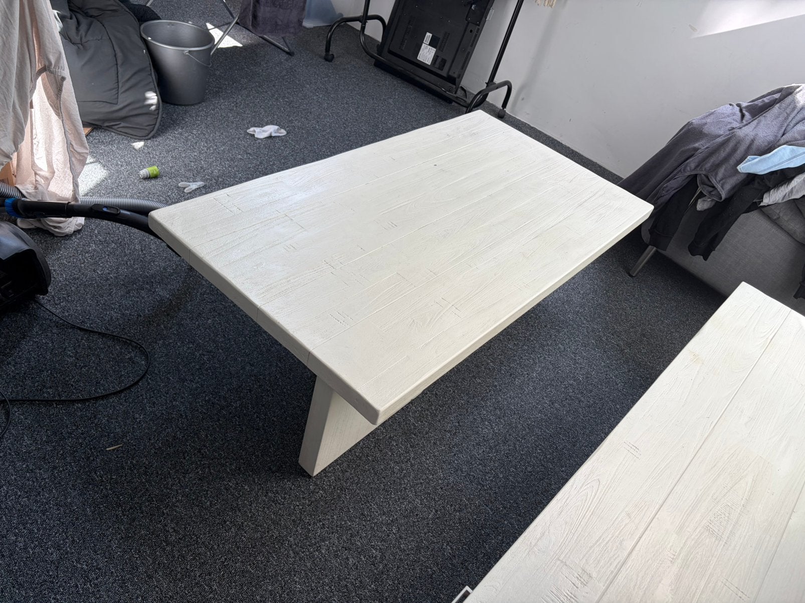 Salontafel en tvmeubel van xooon wit, Huis en Inrichting, Ophalen of Verzenden, Zo goed als nieuw, Rechthoekig