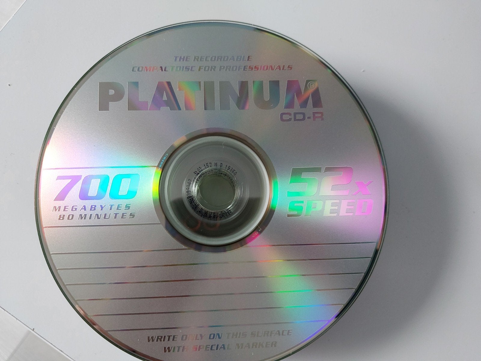 Platinum CD-R 700MB 52x Spindel - Nieuw!, Computers en Software, Beschrijfbare discs, Nieuw, Cd, Op spindel, Ophalen of Verzenden