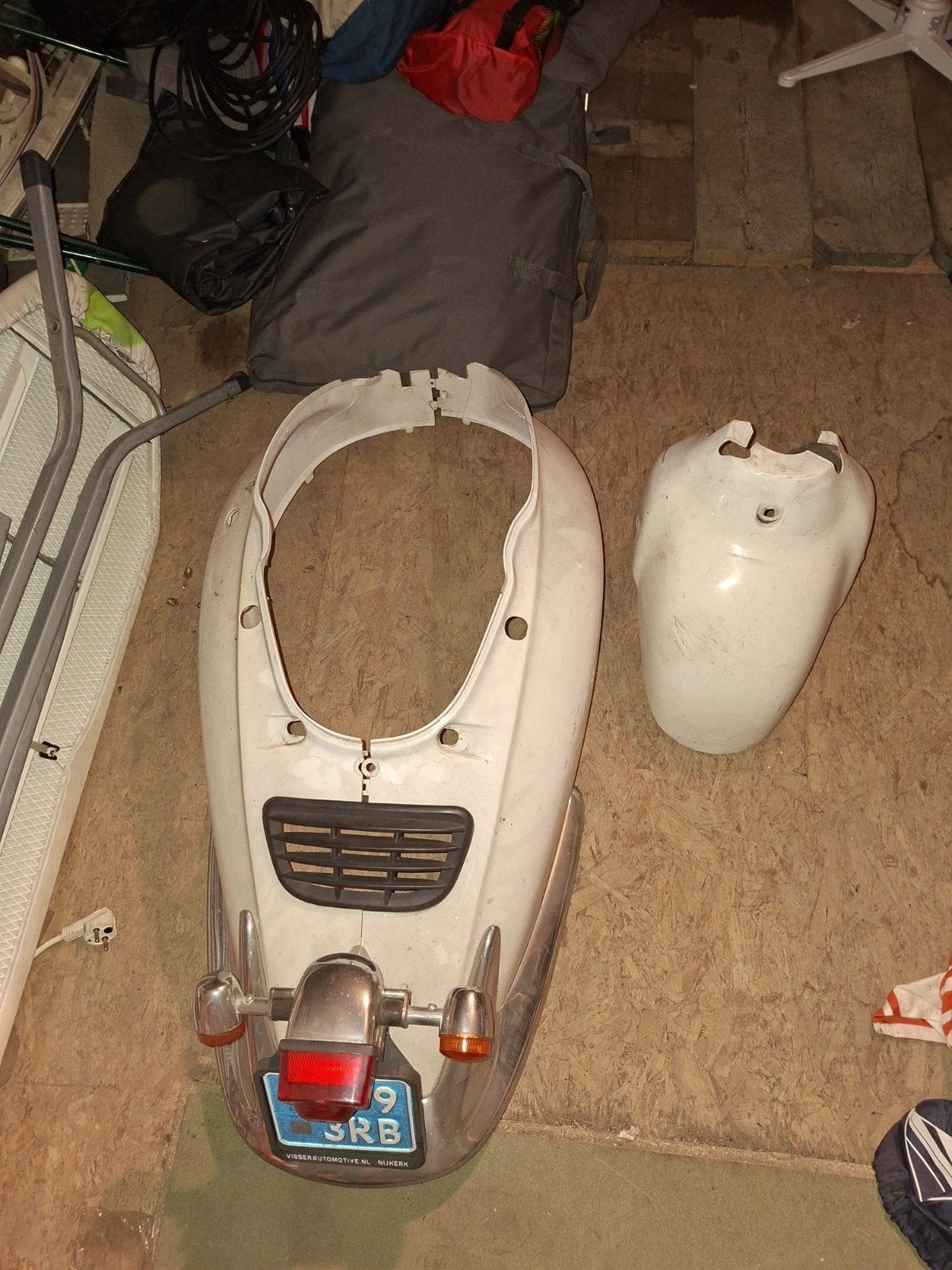 Retro scooter onderdelen, Fietsen en Brommers, Brommeronderdelen | Scooters, Ophalen of Verzenden, Gebruikt, Kap