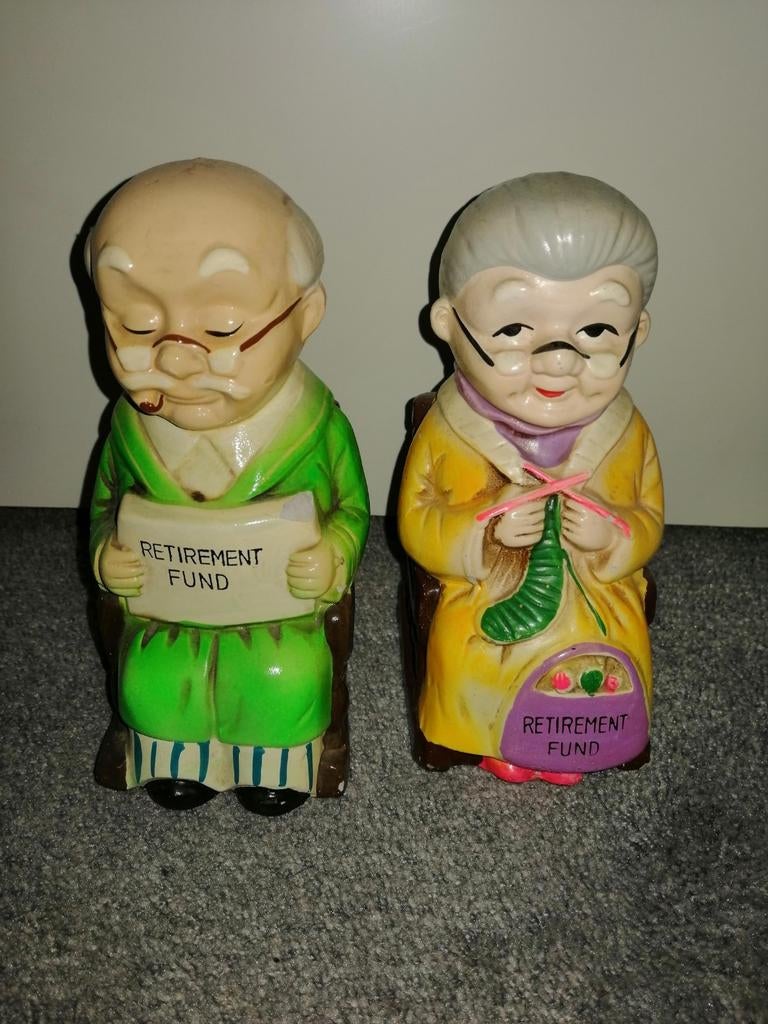 Meerdere opa en oma setjes spaarpotten, Ophalen of Verzenden