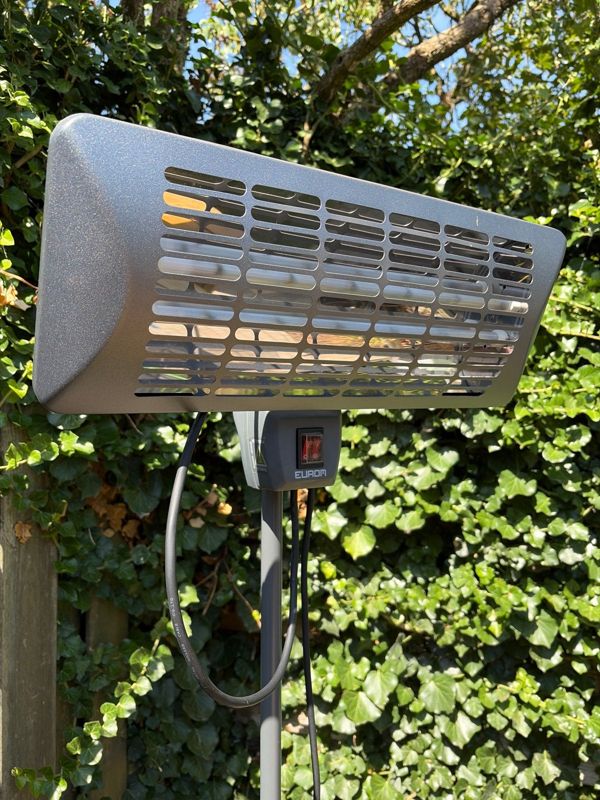 Eurom Q-time 2000S Terrasverwarmer - Elektrisch, Ophalen, Gebruikt, Elektrisch, Vloer