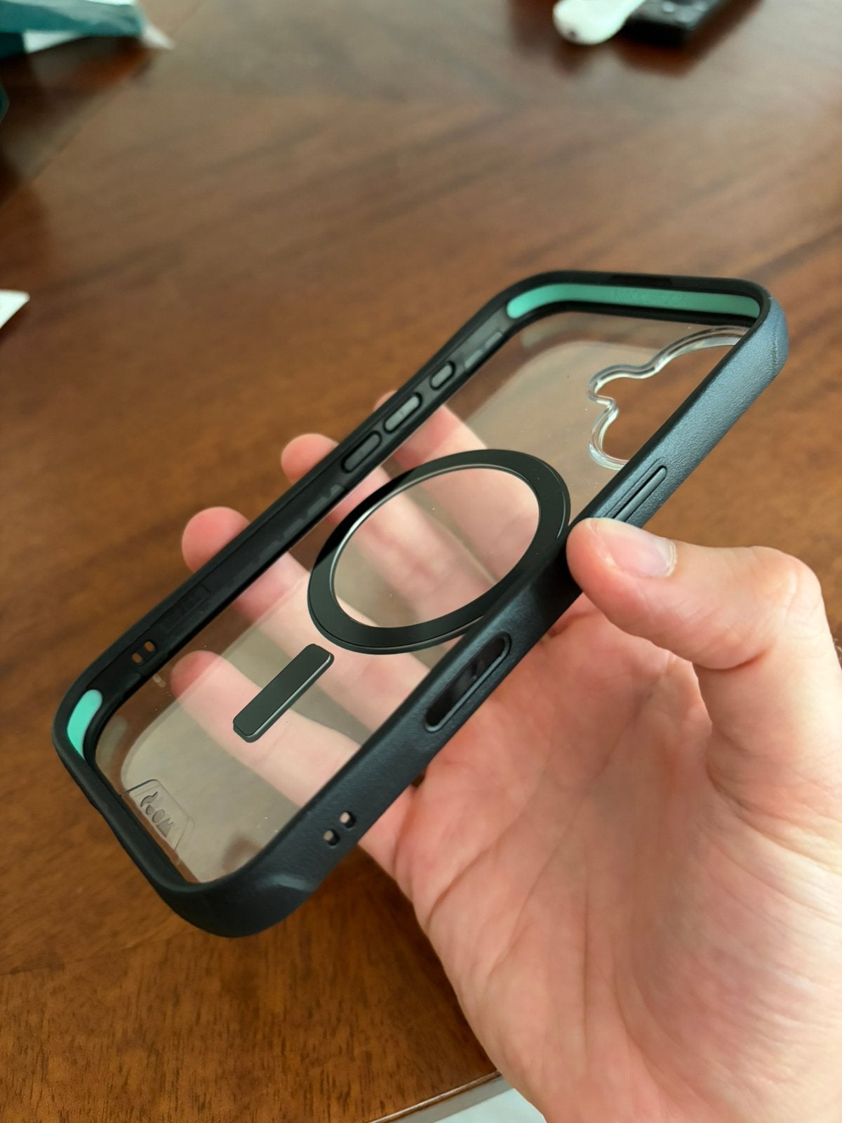 Mous Clarity iPhone 17 MagSafe hoesje, Draadloos opladen, IPhone 17, Zwart, Verzenden