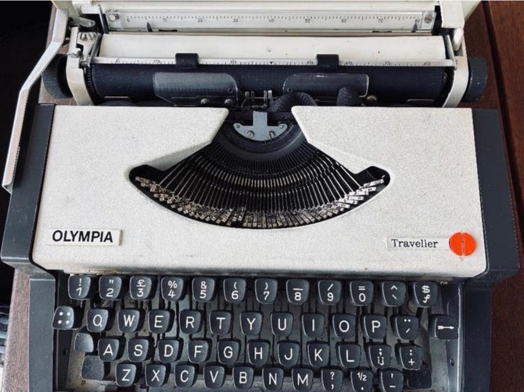 Typemachine  olympia, Ophalen